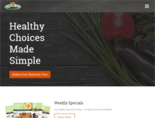 Tablet Screenshot of choicesmarkets.com
